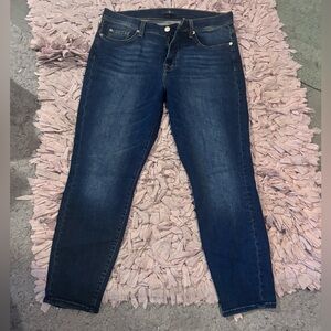 7 For All Mankind Dark Indigo Skinny Jeans